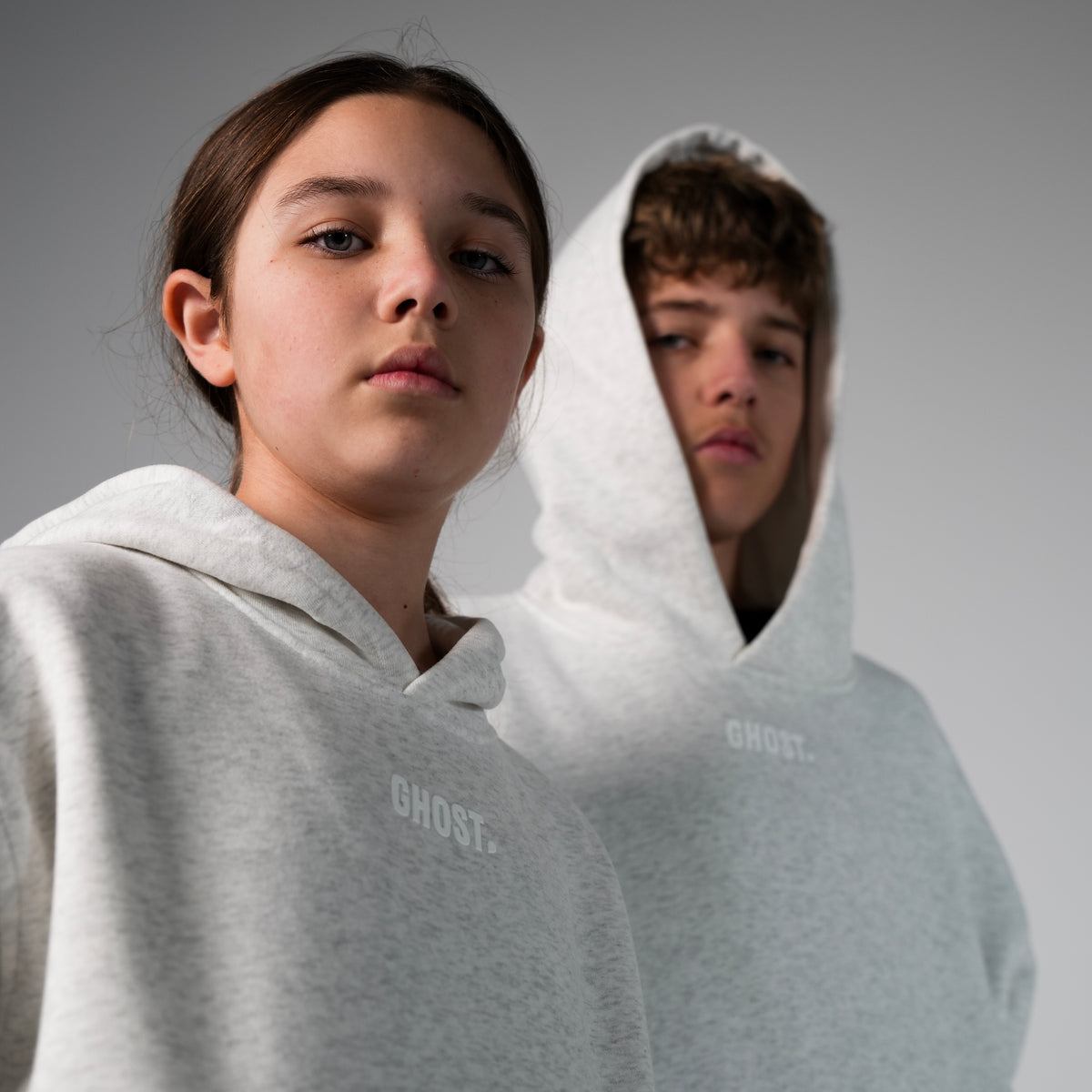 SIGNATURE Hoodie Grey Fleck