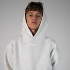 SIGNATURE Hoodie Grey Fleck