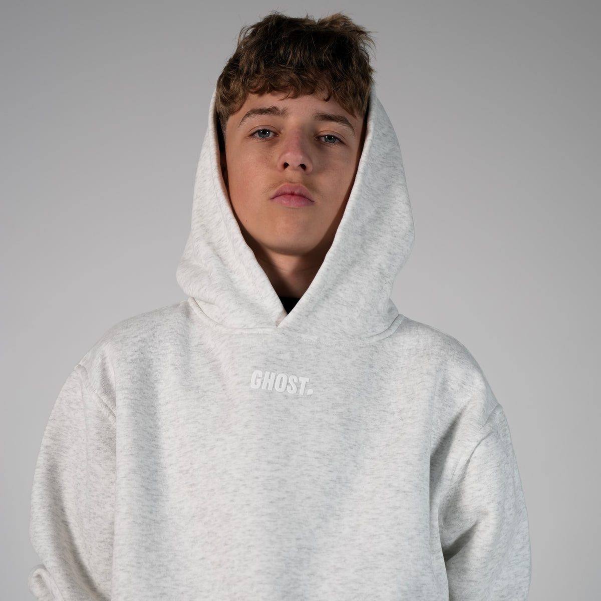 SIGNATURE Hoodie Grey Fleck
