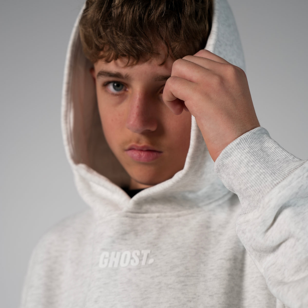 SIGNATURE Hoodie Grey Fleck