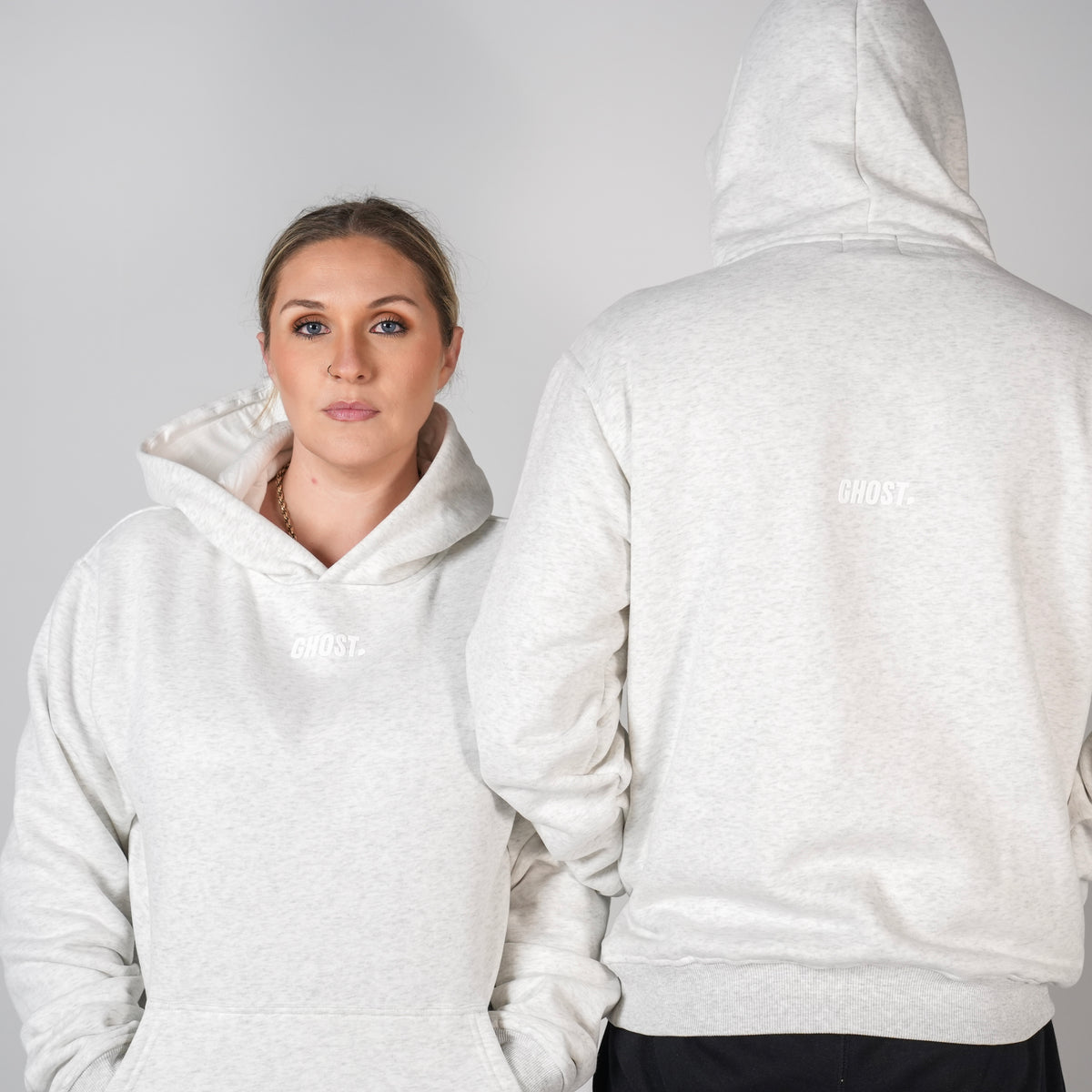 SIGNATURE Hoodie Grey Fleck