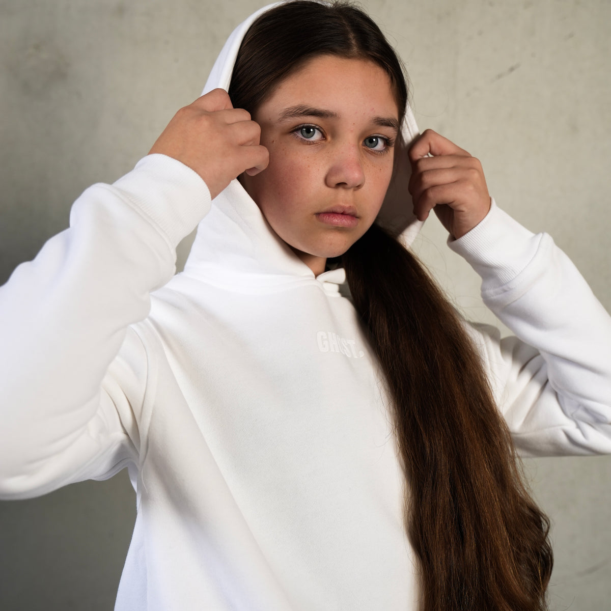 SIGNATURE Hoodie Ivory White