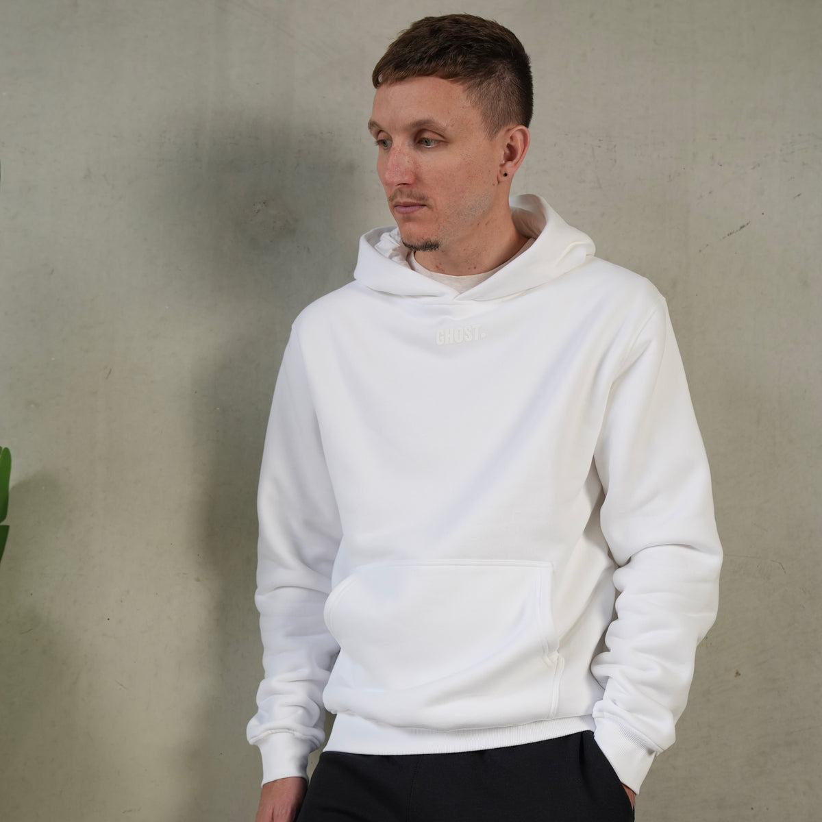 SIGNATURE Hoodie White Ivory