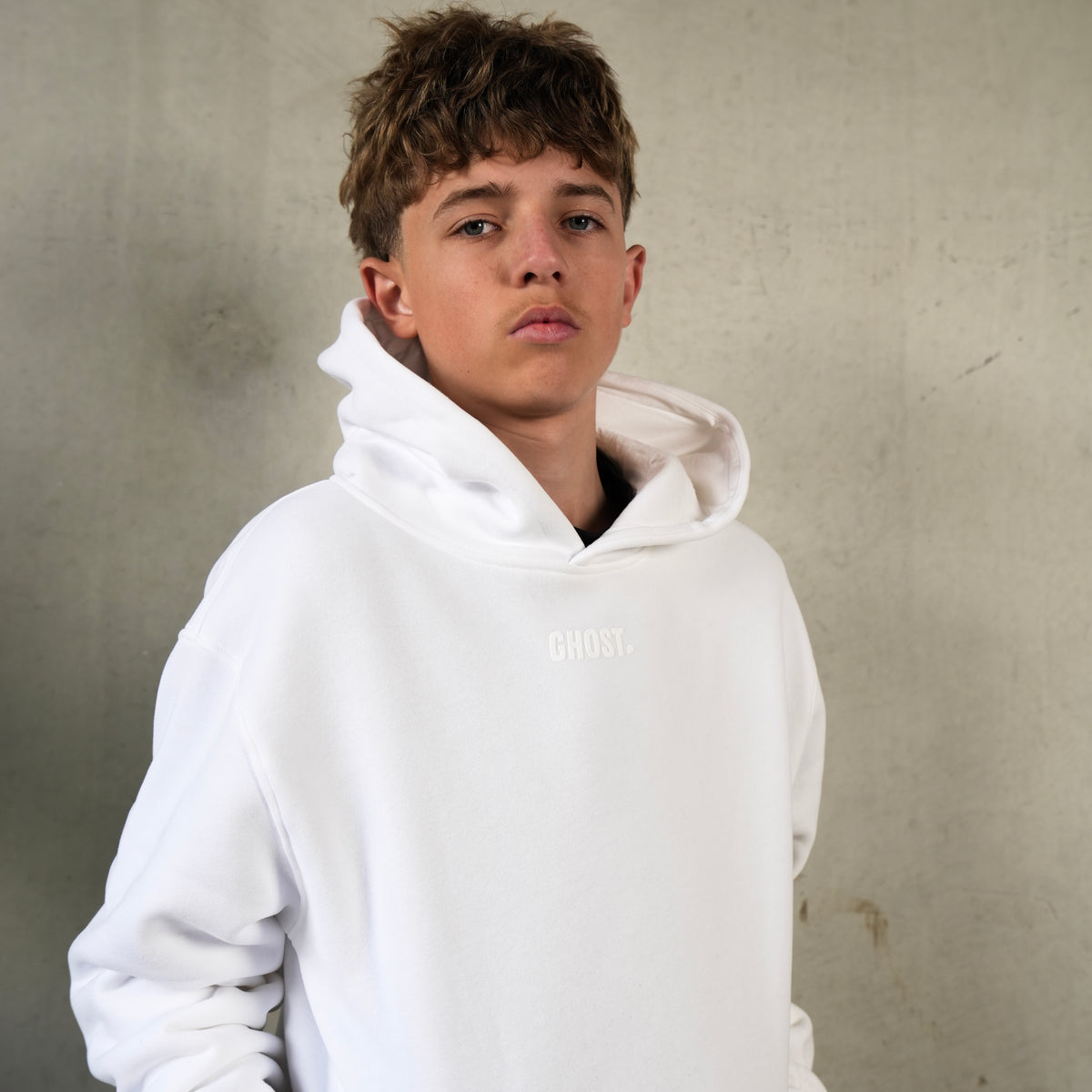SIGNATURE Hoodie Ivory White